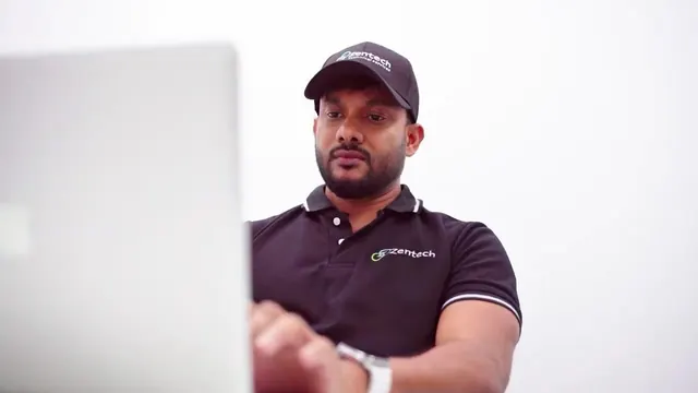 Zentech Technical Services engineer at work
